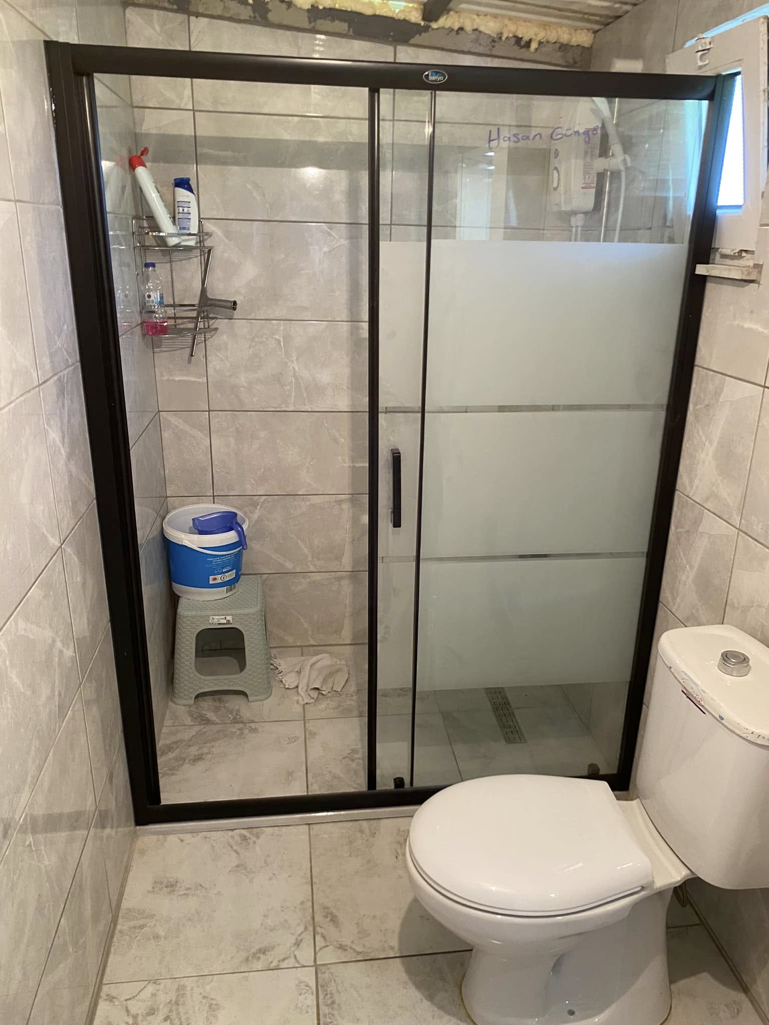 Duş süzgeci ve banyo gideri servis talebi